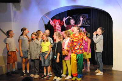 Clownarbeiten der Praxisschule Feldkirch