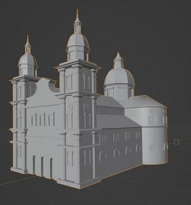 3D Modell Salzburger Dom - Schülerarbeit